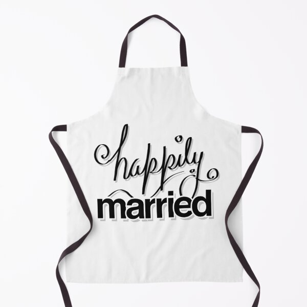 Item preview, Happily Married Typography design designed and sold by Kvyom.