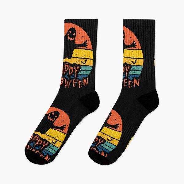 Item preview, Happy Halloween Ghost Retro Vintage Style designed and sold by GravitiTees.