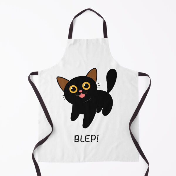 Item preview, Black cat blep designed and sold by Kaoryn Chan.