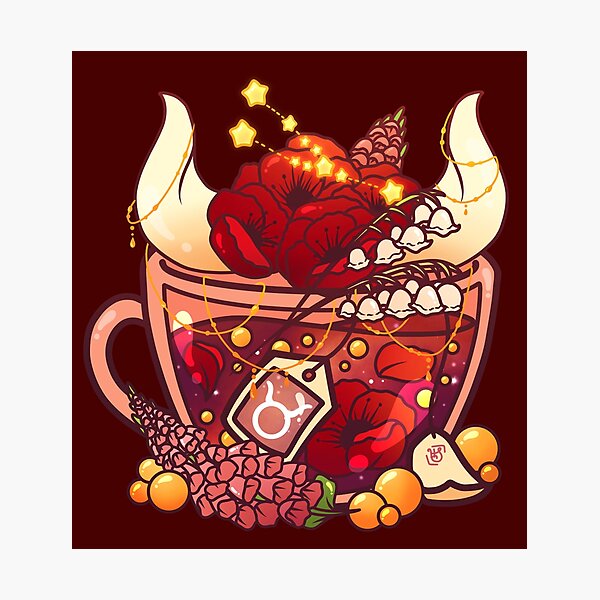Item preview, Taurus Zodiac Teacup designed and sold by heysoleilart.