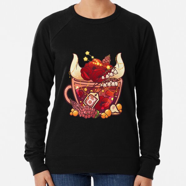 Taurus Zodiac Teacup Lightweight Sweatshirt
