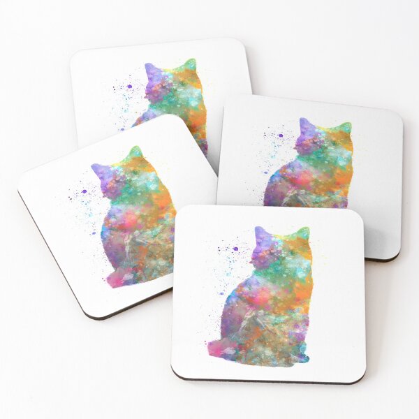 Item preview, British Shorthair  cat in watercolor designed and sold by paulrommer.