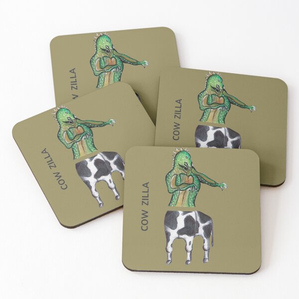 Item preview, COW ZILLA by FrankenDuo khaki designed and sold by FrankenDuo.