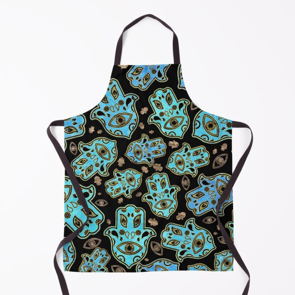 Item preview, Hamsa Hand -Hand of Fatima pattern blues designed and sold by k9printart.