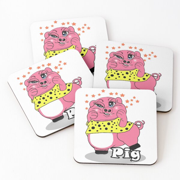 Item preview, Funny pig  designed and sold by Shirley cute art .