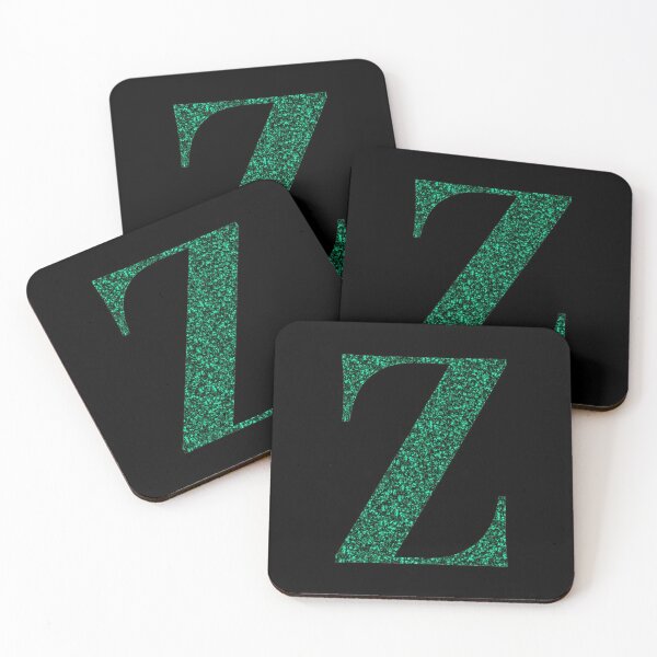 Item preview, Letter Z Emerald Dark Green Glitter Effect Alphabet designed and sold by Sour Soul.