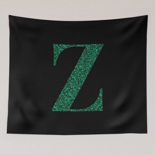 Item preview, Letter Z Emerald Dark Green Glitter Effect Alphabet designed and sold by Sour Soul.