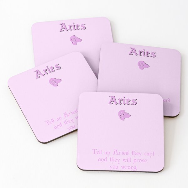 Item preview, Zodiac Sign Aries Pink designed and sold by Modern-Fusion.
