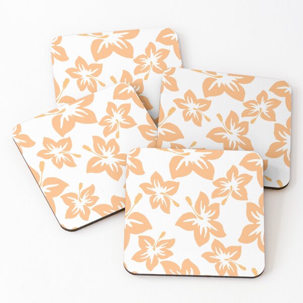 Item preview, Orange Tropical Hibiscus Pattern  designed and sold by everything4eva.