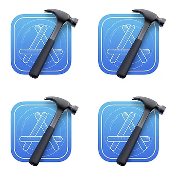 Aperçu de l'œuvre 4x Xcode de lambda-