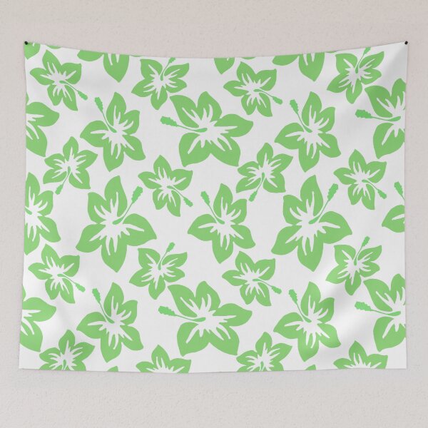 Item preview, Green Tropical Hibiscus Pattern  designed and sold by everything4eva.
