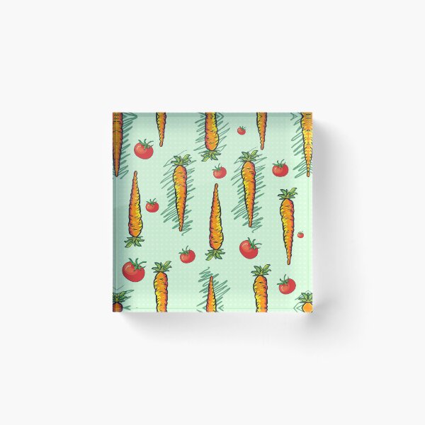 Item preview,   Cute Carrot and tomatoes Pattern  designed and sold by remonss.