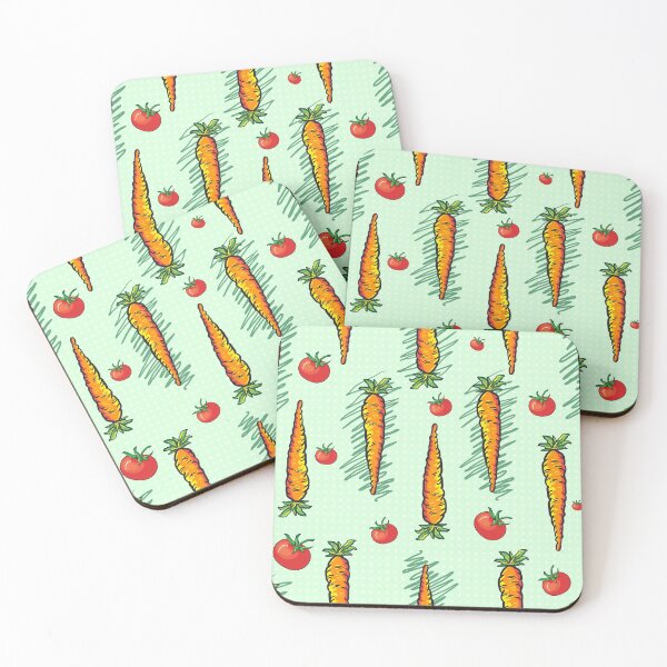 Item preview,   Cute Carrot and tomatoes Pattern  designed and sold by remonss.