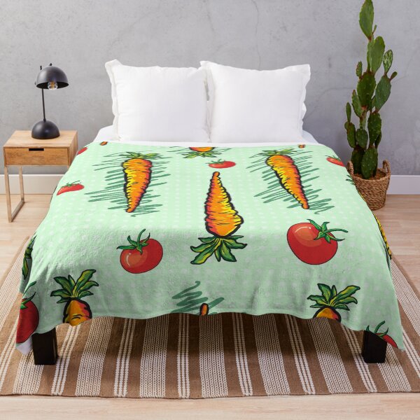 Item preview, Cute Carrot and tomatoes Pattern designed and sold by remonss.