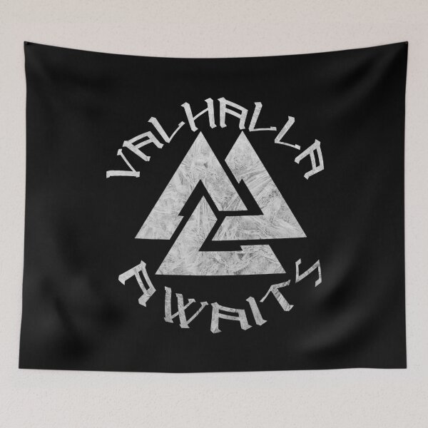 Item preview, Valhalla Awaits - Walhalla Waits Vikings Germanic Celts knot designed and sold by DerNerd.