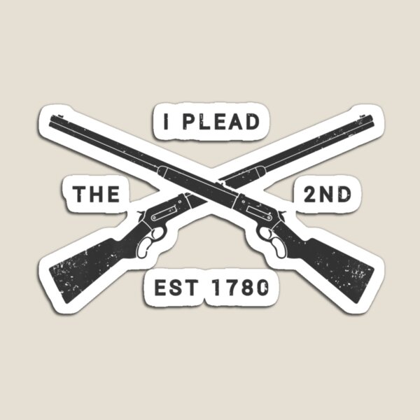 Mens Second Amendment Pro Gun Magnet