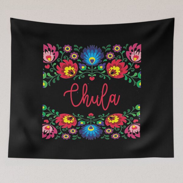 Item preview, chula latina floral shirts masks hoodies merch designed and sold by charmingthreads.