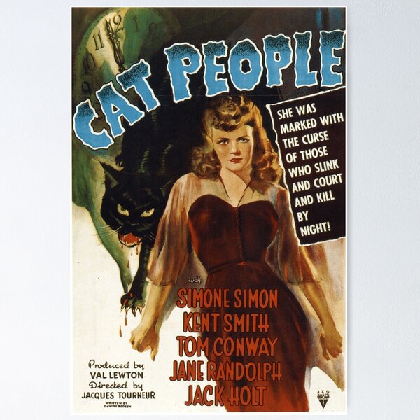 Vintage Horror Movie - Cat People Poster for Sale by ArtfulHideaway