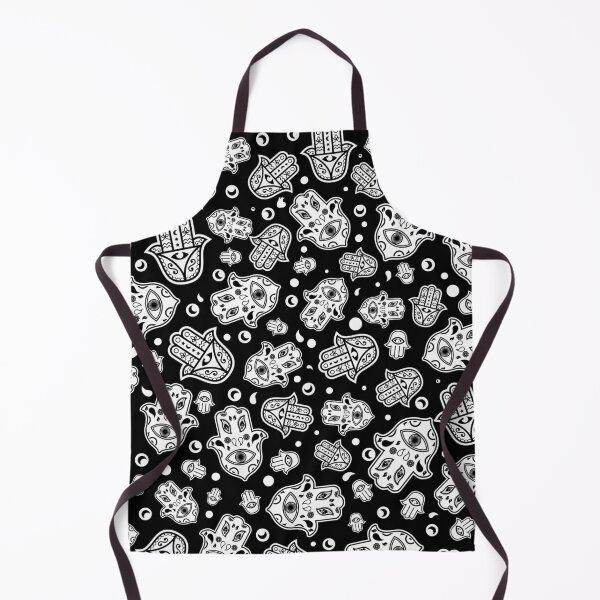 Item preview, Hamsa Hand -Hand of Fatima black and white designed and sold by k9printart.