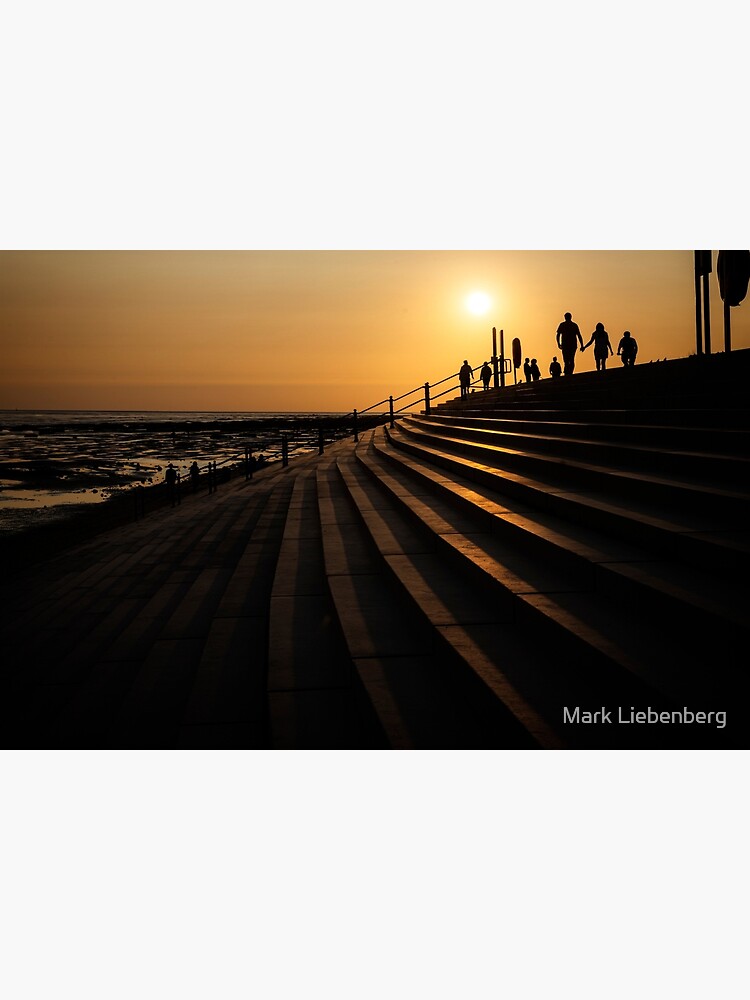Walking during Sunset by mliebenberg