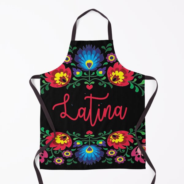 Item preview, latina floral shirts masks hoodies merch poster designed and sold by charmingthreads.