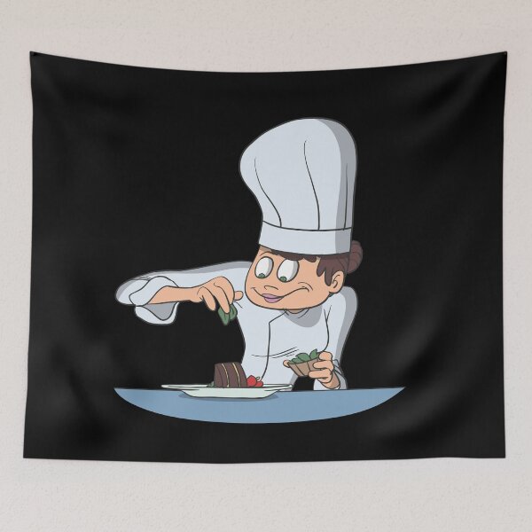 Item preview, Chef cooking and seasoning designed and sold by Monkey Ful.