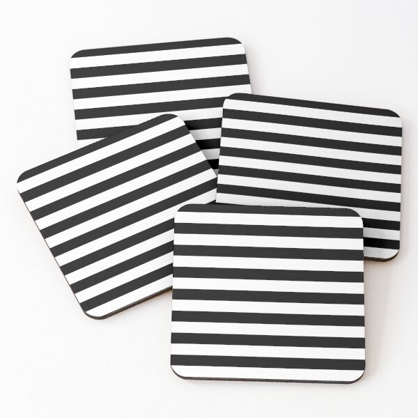 Item preview, Basic Striped Black and White line designed and sold by ZANGRAM.