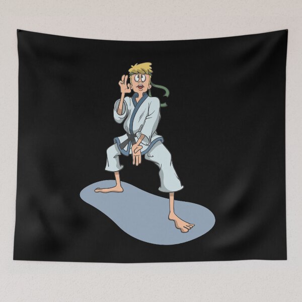 Item preview, Karate fighter in defensive position designed and sold by Monkey Ful.