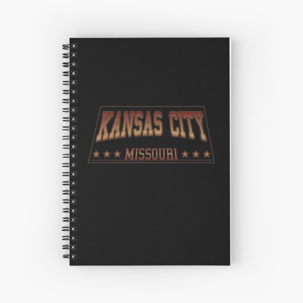 Kansas City Missouri football hockey baseball sports design Spiral Notebook