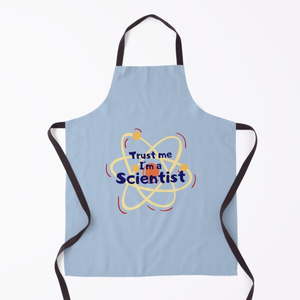 Item preview, Trust me I'm a Scientist quote on a colourful atom designed and sold by rosemarydrawing.