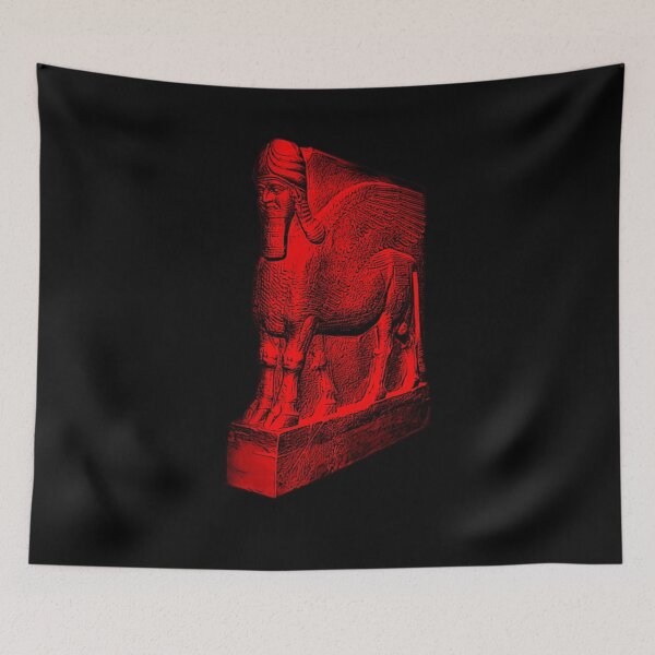 Item preview, Pop art Lamassu (red) designed and sold by DotorEaon.