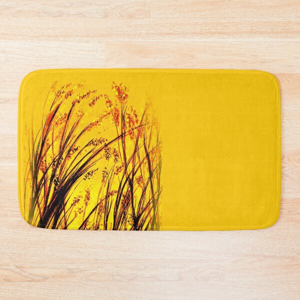 Item preview, Grasses in the sunset watercolor painting golden  designed and sold by GittaG74.