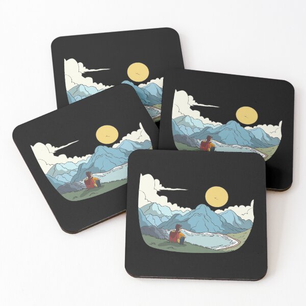 Item preview, Family hiking in the mountains designed and sold by Monkey Ful.