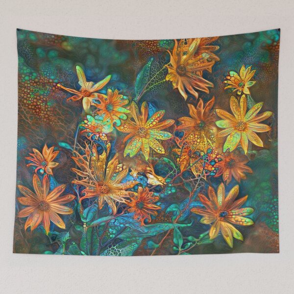 Item preview, Floral Abstraction designed and sold by blackhalt.