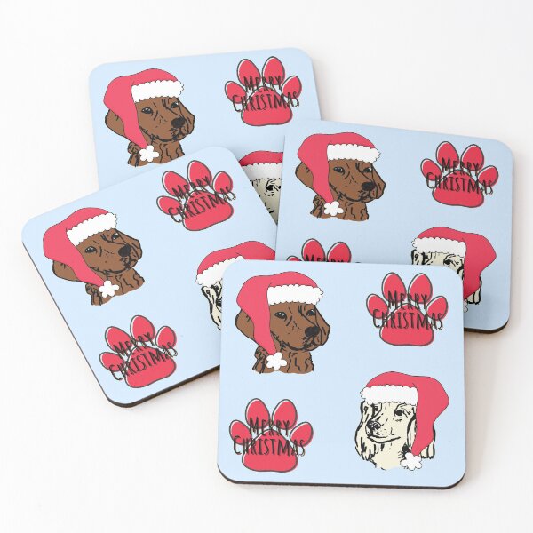 Item preview, Merry Christmas dogs designed and sold by NinaBetterNot.
