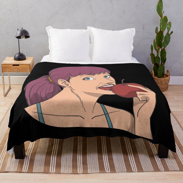 Item preview, Woman eats apple designed and sold by Monkey Ful.