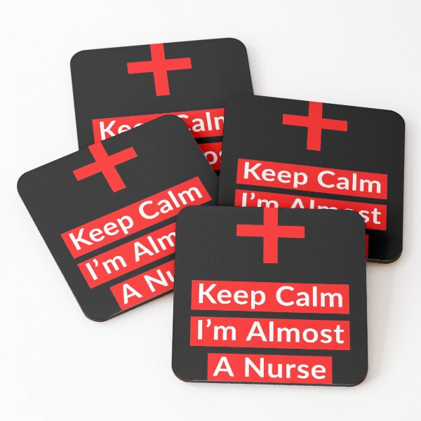 Item preview, Keep Calm I'm Almost A Nurse designed and sold by mer-ONE.