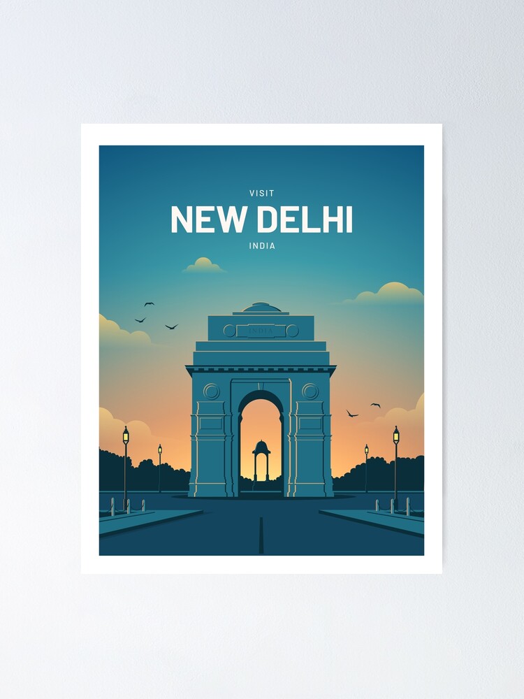 delhi tourism poster