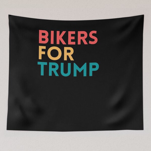 Item preview, Bikers For Trump s US Flag Bikers For Trump Motorcycle Flag Trump Biker designed and sold by DIGITALENT.