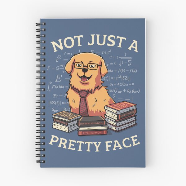Item preview, Not Just a Pretty Face // Golden Retriever, Smart Doggo, Scientist designed and sold by Geekydog.