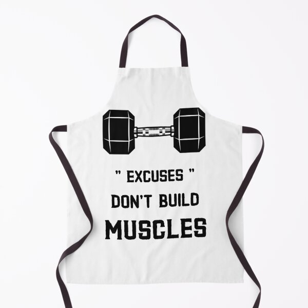 Item preview, Excuses don't build muscles designed and sold by Hanin-Apparel.