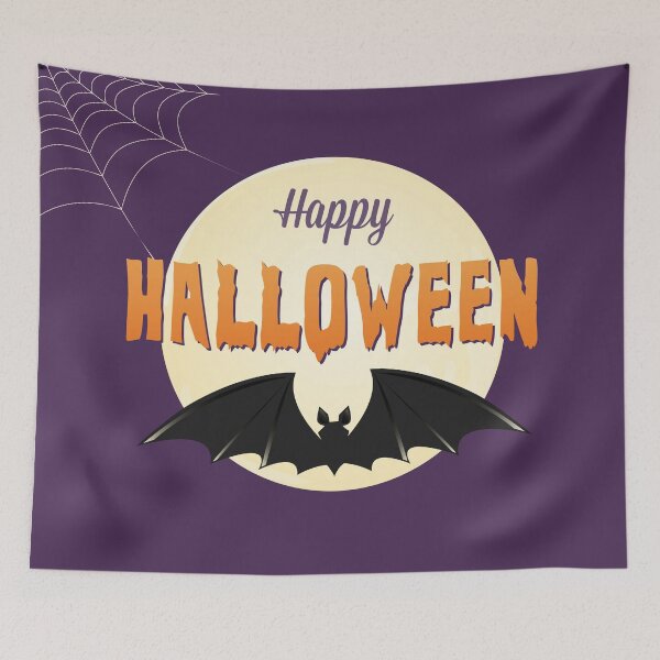 Item preview, Happy Halloween - Scary Bat designed and sold by Borislav Shekerdzhiyski.