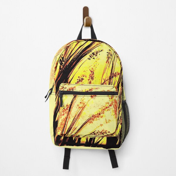 Item preview, Grasses in the sunset watercolor painting golden yellow designed and sold by GittaG74.