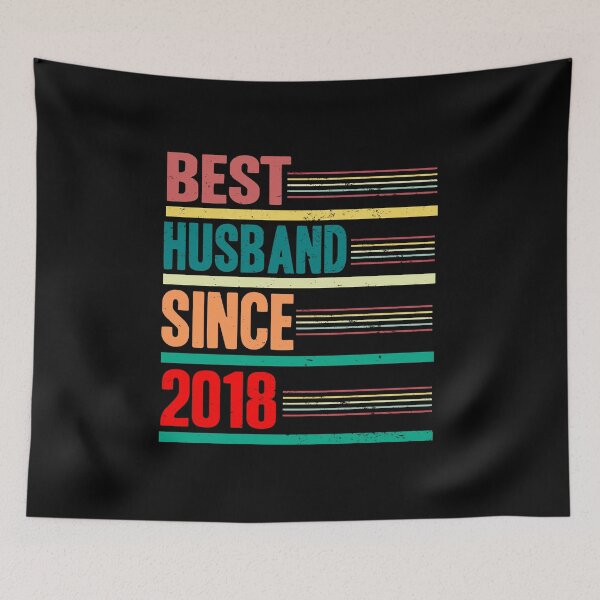 Item preview, Best Husband Since 2018 - Couple Wedding Gift designed and sold by Ibu83.