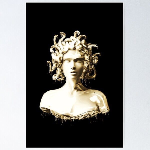 Item preview, Gold Medusa designed and sold by Underdott.