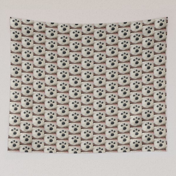 Item preview, Black and White Pet Dog Paw design designed and sold by findsbyjune374.