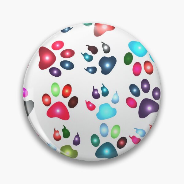 Item preview, Colorful paw prints  designed and sold by MoStorish.