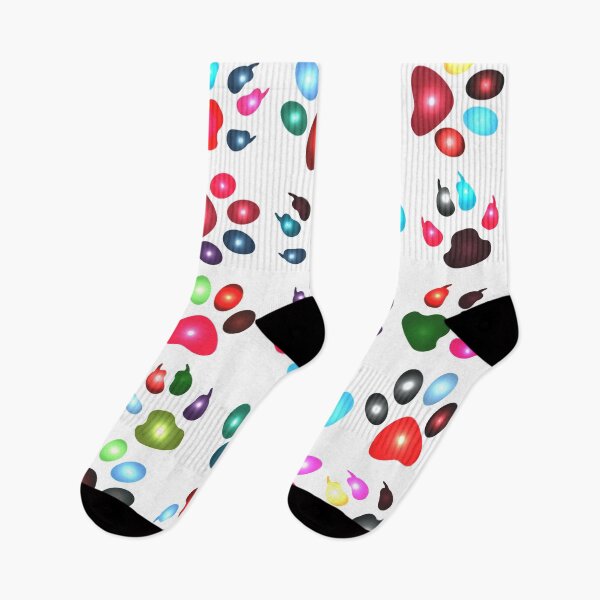 Item preview, Colorful paw prints  designed and sold by MoStorish.