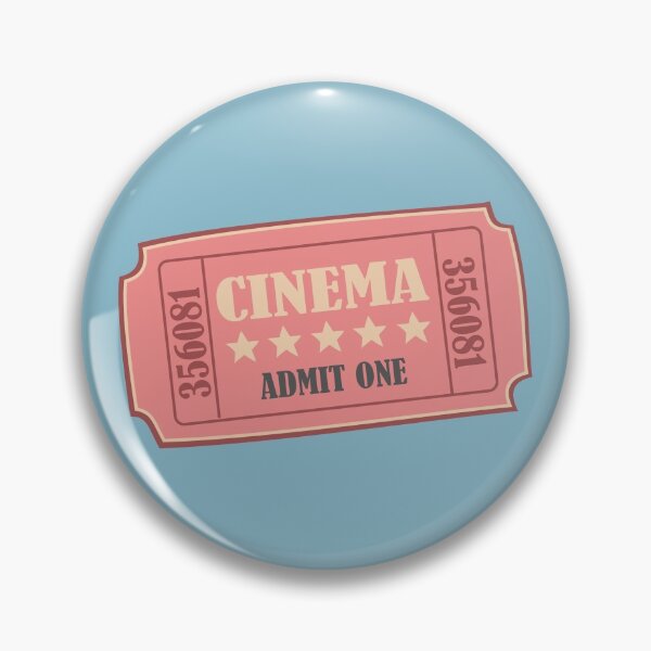 Item preview, Retro Cinema Ticket Stub designed and sold by CocoandDaisy.