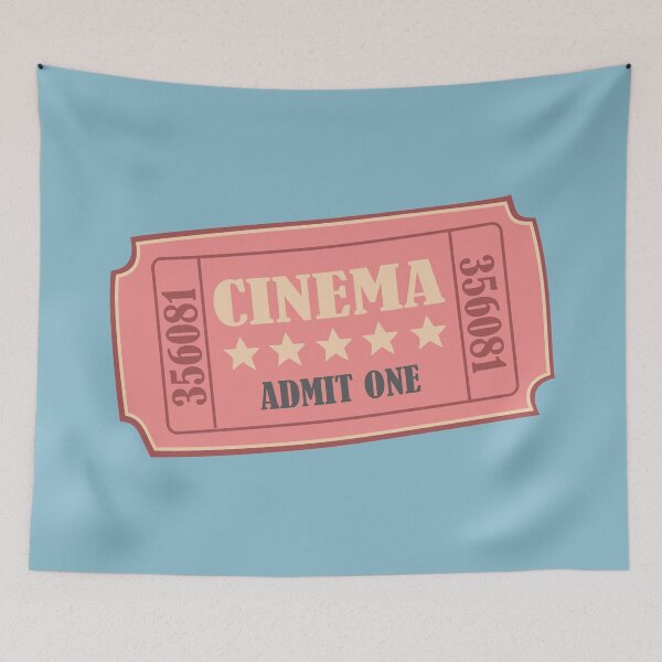 Item preview, Retro Cinema Ticket Stub designed and sold by CocoandDaisy.